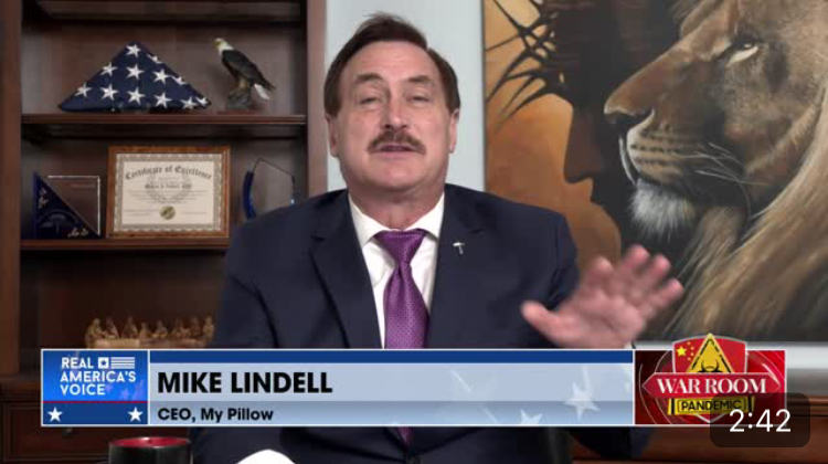 Mike Lindell Responds To Ron Desantis’ Attack On Free And Fair Elections; Support Of Dominion “Totally Disqualifies” Him From 2024 Presidential Run – Steve Bannon’s War Room: Pandemic