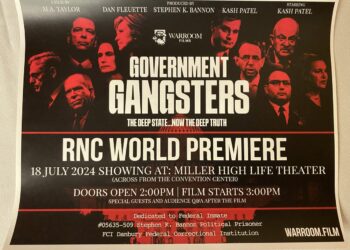WarRoom Films Inaugural Premier, Government Gangsters: Deep Dive into Political Deception