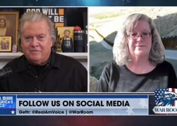 Steve Bannon interviewing Rosemary Jenks about immigration policy and American workers