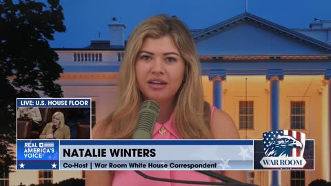 Natalie Winters speaking on WarRoom, exposing Silicon Valley progressives, the H1B scam, and Sam Altman’s tech ideology.