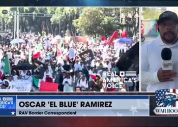 Gen Z protesters confronting police in Mexico City during mass anti cartel uprising