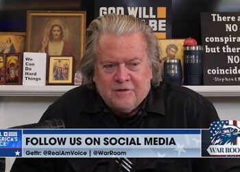 Steve Bannon on WarRoom warning about AI oligarchs, Sam Altman, and Silicon Valley’s push for government-backed debt and designer babies