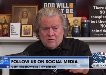 Steve Bannon on WarRoom warns that corporate America uses foreign labor to undercut U.S. workers.