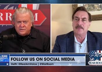 Mike Lindell speaking on War Room about Minnesota welfare fraud