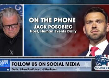 Jack Posobiec speaking on WarRoom about Brown University press conference