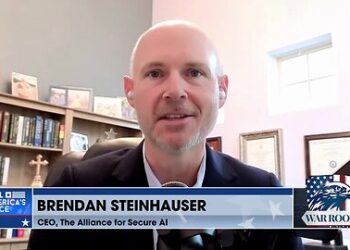 Steve Bannon interviews Brendan Steinhauser on WarRoom about AI executive order and state laws