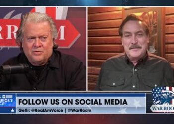 Mike Lindell speaking on WarRoom about Minnesota election corruption