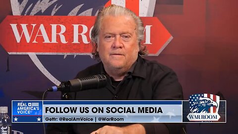 Steve Bannon WarRoom blink crater commentary